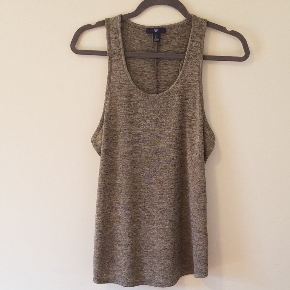 Gap heathered brown/gray/tan racerback tank